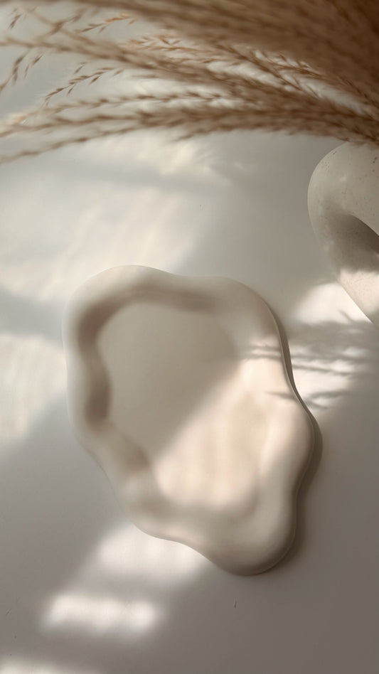 White Irregular Tray